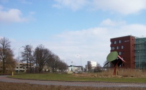 Watersch. geb. Rotonde, op de achtergrond Avebe en de UWV